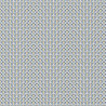 Printed Cotton KOLIUS2 White / Blue